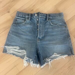 Re/done 50’s Distressed Denim cut off shorts